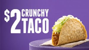 DEAL: Taco Bell - $2 Crunchy Taco 4