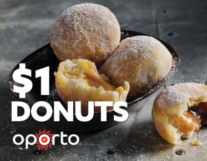 DEAL: Oporto - $1 Salted Caramel Donut via Menulog (until 19 February 2021) 25