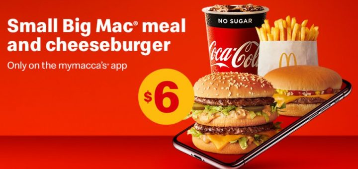 DEAL: McDonald’s - $6 Small Big Mac Meal + Extra Cheeseburger with mymacca's App (until 8 May 2022) 7