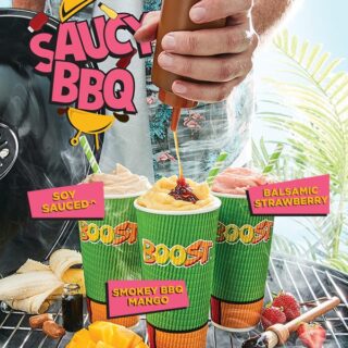 NEWS: Boost Juice - New Saucy BBQ Range (Soy Sauced, Smokey BBQ Mango, Balsamic Strawberry) 7 NEWS: Boost Juice - New Saucy BBQ Range (Soy Sauced, Smokey BBQ Mango, Balsamic Strawberry) 7