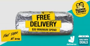DEAL: Guzman Y Gomez - Free Delivery for Orders Over $20 via Deliveroo (22-24 February 2021) 27