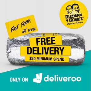 DEAL: Guzman Y Gomez - Free Delivery for Orders over $20 at Participating Restaurants (until 21 February 2021) 16