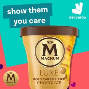 DEAL: Deliveroo - 50% off Selected Magnum Tubs at Ben & Jerry's & Magnum Stores (until 14 February 2021) 5