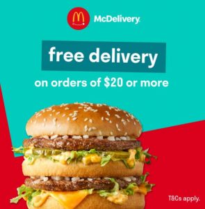 DEAL: McDonald's - Free Delivery with $20+ Spend via Deliveroo (until 28 February 2021) 32