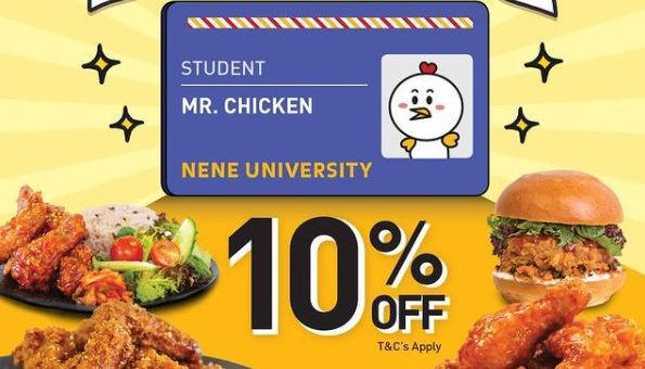 DEAL: Nene Chicken - 10% off for Students (until 27 February 2022) 5