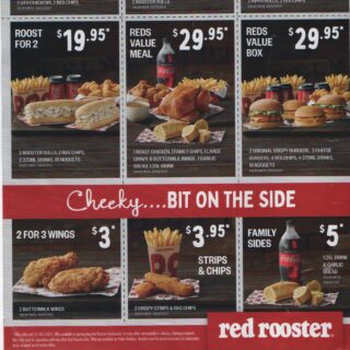 DEAL: Red Rooster Vouchers valid until 30 Jun 2021 9