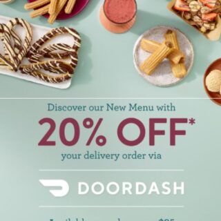 DEAL: San Churro - 20% off on Orders Over $35 via DoorDash (until 28 February 2021) 8 DEAL: San Churro - 20% off on Orders Over $35 via DoorDash (until 28 February 2021) 8