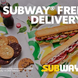DEAL: Subway - Free Delivery After 4pm with $30 Minimum Spend via Menulog (until 4 June 2023) 1 DEAL: Subway - Free Delivery After 4pm with $30 Minimum Spend via Menulog (until 4 June 2023) 1