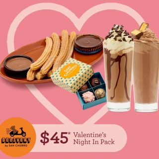 DEAL: San Churro - $45 Valentines Night In Pack via San Churro Delivery 10