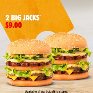DEAL: Hungry Jack's - 2 Big Jacks for $9 via App (until 27 April 2021) 2