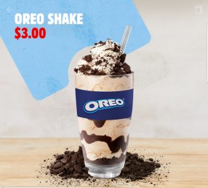 DEAL: Hungry Jack's - $3 Oreo Shake via App (until 9 August 2021) 3