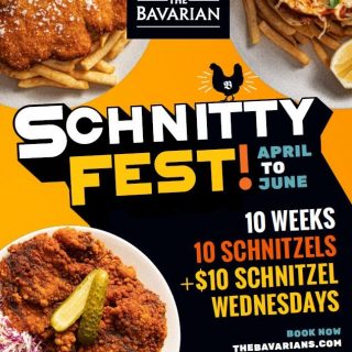 DEAL: The Bavarian - $10 Schnitzels on Wednesdays for 10 Weeks from 31 March 2021 2