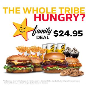 DEAL: Carl's Jr - $24.95 Family Meal Deal - VIC Only (until 14 March 2021) 10