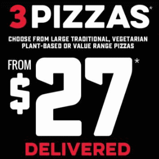 DEAL: Domino's - 3 Large Pizzas for $27 Delivered (2 June 2021) 7