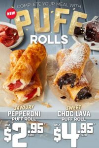 NEWS: Domino's - Pepperoni Puff Roll & Choc Lava Puff Roll 3
