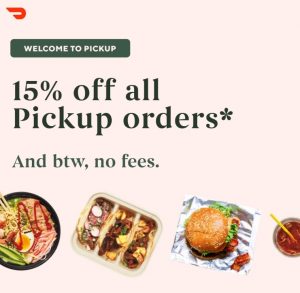 DEAL: DoorDash - 15% off Pickup Orders for Targeted Users (until 19 March 2021) 8