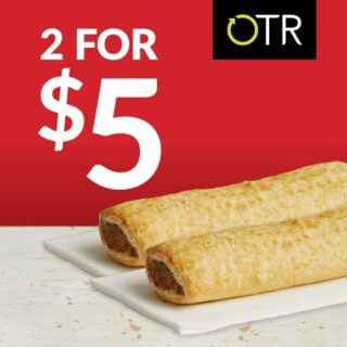 DEAL: OTR - 2 Sausage Rolls for $5 (until 19 October 2021) 10