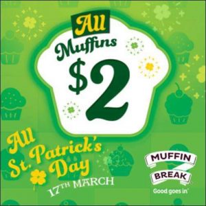 DEAL: Muffin Break - $2 Muffins on 17 March 2022 5