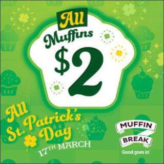 DEAL: Muffin Break - $2 Muffins on 17 March 2022 7