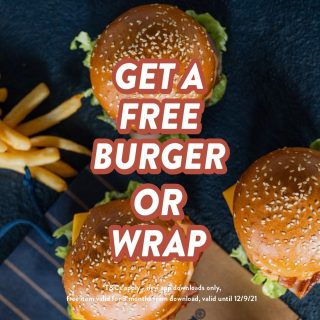 DEAL: Ribs & Burgers - Free Burger or Wrap with App Download for New Signups (until 12 September 2021) 2