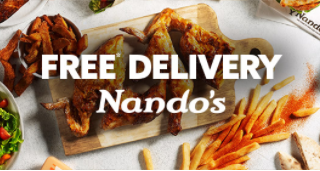 DEAL: Nando's - Free Delivery with $10 Minimum Spend via Menulog 8