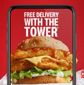 NEWS: KFC - Free Delivery with Tower Burger Purchase with KFC App (9-22 March 2021) 23