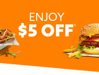 DEAL: Menulog - $5 off $15 Spend at 