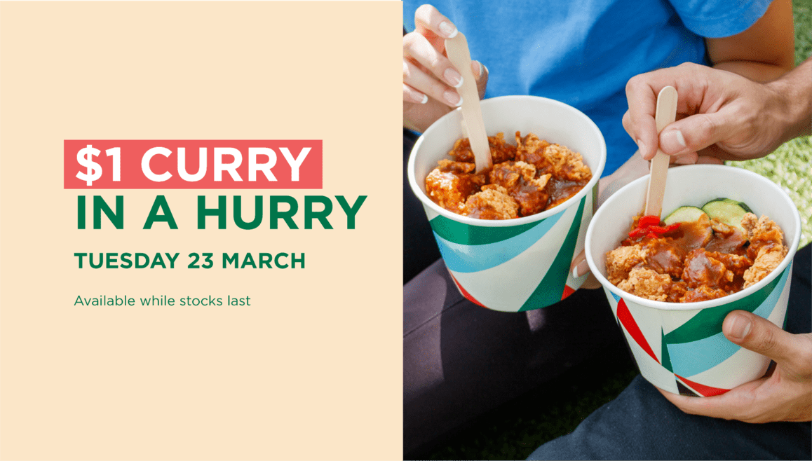 DEAL: Motto Motto - $1 Karaage Chicken Curry (23 March 2021) 7