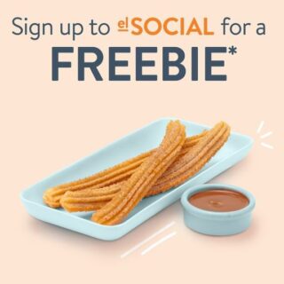 DEAL: San Churro - Free Churros for One with $5 Spend for New El Social Members 6 DEAL: San Churro - Free Churros for One with $5 Spend for New El Social Members 6