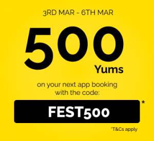DEAL: TheFork - 500 Yums Points ($10-$12.50 Value) with App Booking until 6 March 2021 3