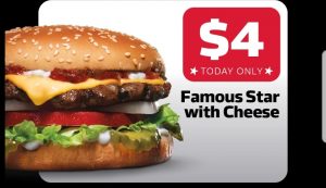 DEAL: Carl's Jr - $4 Famous Star with Cheese via App (13 April 2021) 10