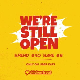 DEAL: Chicken Treat - $8 off with $30 Spend via Uber Eats (until 17 December 2023) 1