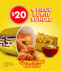 DEAL: Chicken Treat - $20 6 Piece Buk-it Bundle 6