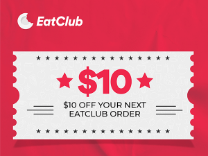 DEAL: EatClub - $10 off with $11 Minimum Spend 3