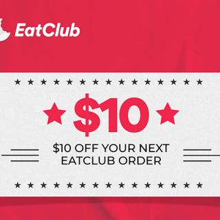 DEAL: EatClub - $10 off with $11 Minimum Spend 1