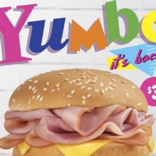 NEWS: Hungry Jack's Yumbo returns 20 April 2021 for $3 1