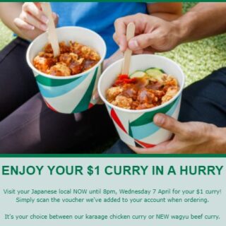 DEAL: Motto Motto - $1 Karaage Chicken or Wagyu Beef Curry for Members (until 8pm 7 April 2021) 4