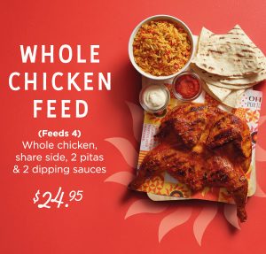 DEAL: Oporto - $9.95 Pita Pocket Deal with 2 Pita Pockets, Chips & Drink 16