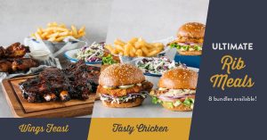 DEAL: Ribs & Burgers - Ultimate Rib Meal Bundles (Monday-Thursday Dine In Only) 5