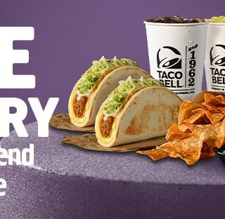 DEAL: Taco Bell - Free Delivery with $15 Minimum Spend via DoorDash 10