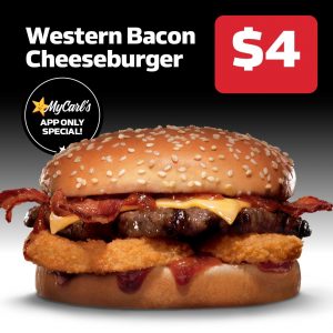 DEAL: Carl's Jr - $4 Western Bacon Cheeseburger via App (until 19 May 2021) 10