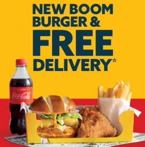 DEAL: Chicken Treat - Free Delivery + New Boom Burger Exclusive via Menulog 3