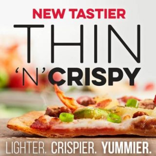 NEWS: Domino's New Thin 'n' Crispy Crust 2