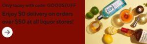 DEAL: DoorDash - Free Delivery on Orders Over $50 at All Liquor Stores (14 May 2021) 5 DEAL: DoorDash - Free Delivery on Orders Over $50 at All Liquor Stores (14 May 2021) 5