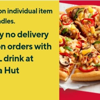 DEAL: Pizza Hut - Free Delivery with 1.25L Drink Purchase via DoorDash 5
