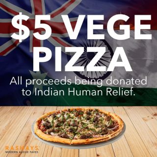 DEAL: Rashays - $5 Roasted Veggie Pizza 6