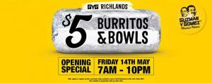 DEAL: Guzman Y Gomez Richlands QLD - $5 Burrito or Burrito Bowl (14 May 2021) 3