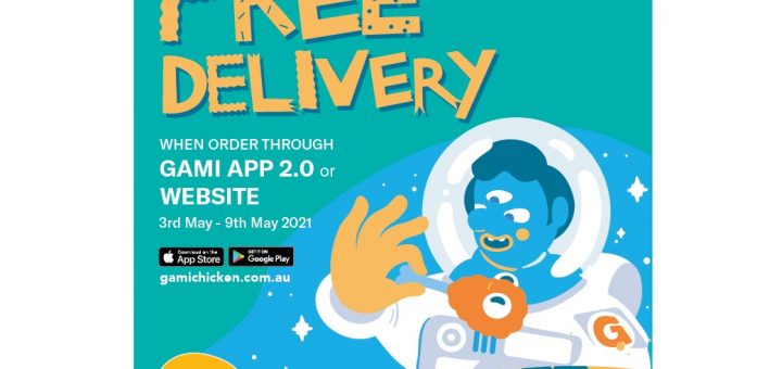 DEAL: Gami Chicken - Free Delivery via Website or Gami App (until 9 May 2021) 8