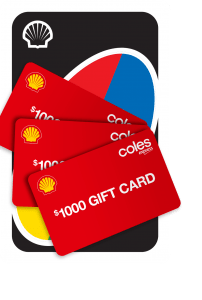 $1,000 Shell Gift Card - Hungry Jack’s UNO 2021 3