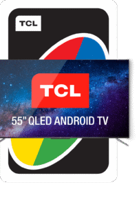 TCL 55” QLED Android TV - Hungry Jack’s UNO 2021 1